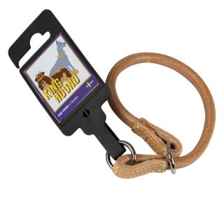 Läderstryp, runt, ljusbrunt, 10mm x 25cm