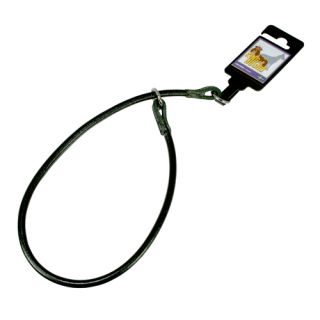 Läderstryp, runt, svart, 10mm x 55cm