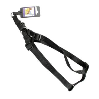 Nylonsele med säkerhetsspänne, svart, 20mm x 40-70cm