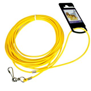 Uppbindningslina av plast, gul, 3 mm x 5 meter