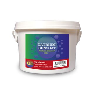 Natriumbensoat 1500 gram (1,5 kg)