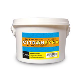 Citronsyra 1,4 kg hink