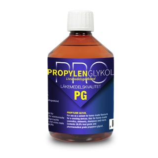 Propylenglykol 0.5 Liter (500 ml), livsmedelskvalitet