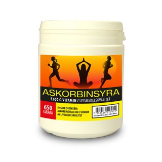 Askorbinsyra C vitamin 650 g