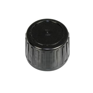 Svart kapsyl 28 mm med liner tätning och garantiring