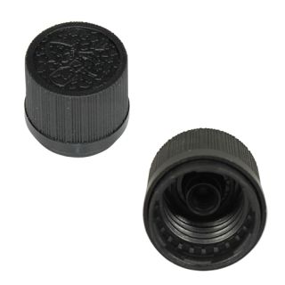 Barnsäker kapsyl svart 18 mm för små flaskor i glas och plast