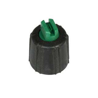 Flatstrålemunstycke mikroflöde grön, 0,64 l/min vid 3 bar