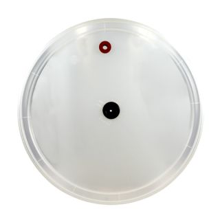 Lock för vinhink med gummimanchett för genomföring av doppvärmare