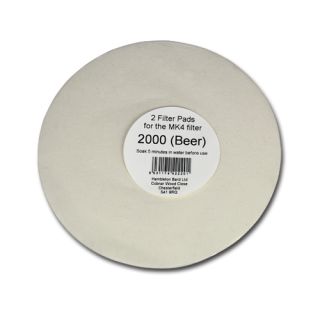 Vinfilterplattor Extra Grov för tex. Öl 10-25 micron, 2-PACK