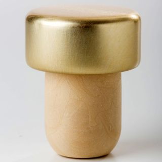 T-kork med guldhuvud, 28*13mm överdel, 19*20 mm plastkork, 1 st