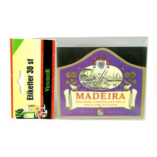 Vinetiketter Madeira 30 st