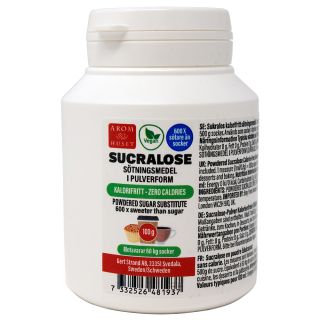 Sucralose sötmedel 100 gram i pulverform
