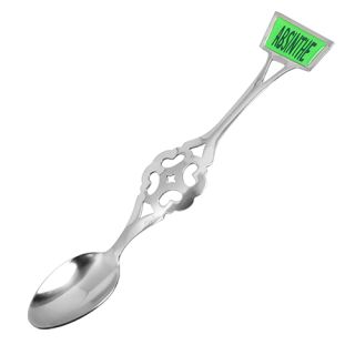 Absinthsked i rostfritt stål med Absinthmärke