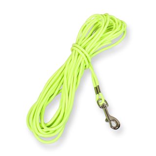 Spårlina massiv 4 mm plast, 7 meter, gulgrön