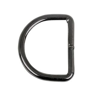 D-ring 50 mm kraftig stark, stål och krom.