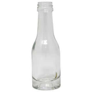 Glasflaska 20ML glasklar 63 gram för 18mm kapsyl