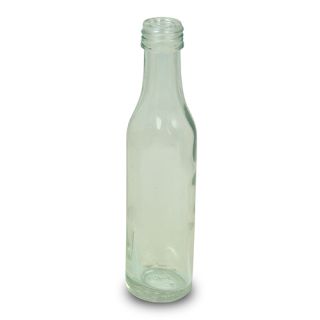 Glasflaska 40 ML m cognacshals glasklar för 18 mm kapsyl
