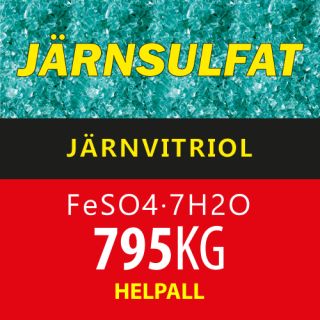 Järnsulfat (Järnvitriol) 780 kg - Helpall